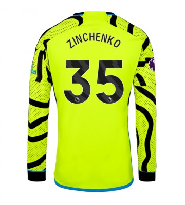Arsenal Oleksandr Zinchenko #35 Koszulka Wyjazdowych 2023-24 Długi Rękaw